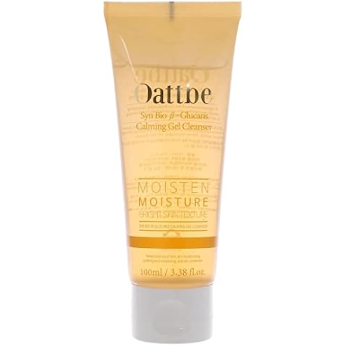 Oattbe SYN BIO BETA GLUCAN GENTLE GEL FACE CLEANSER - PREMIUM KOREAN SENSITIVE SKIN FACE WASH WITH 5 WEIGHTS OF HYALURONIC ACID, 100 ML - Image 1